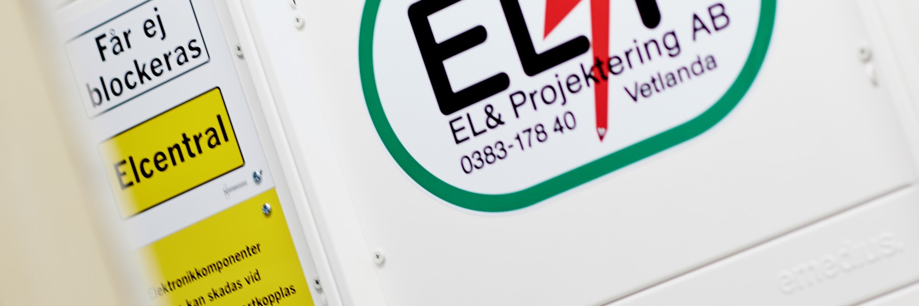 Elektriker av El & Projektering Vetlanda AB – projekt 5